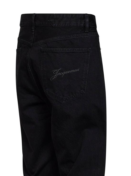 26FW 자크뮈스 스트레이트 데님 팬츠 PAM00028AD00039 990 BLACK - JACQUEMUS