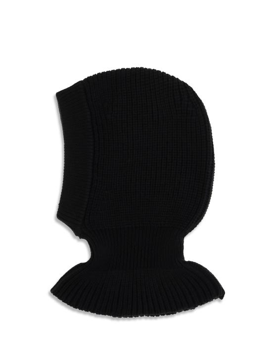 26FW 르메르 워스티드 울 골지 니트 바라클라바 TA0029LK1069 BLACK - LEMAIRE
