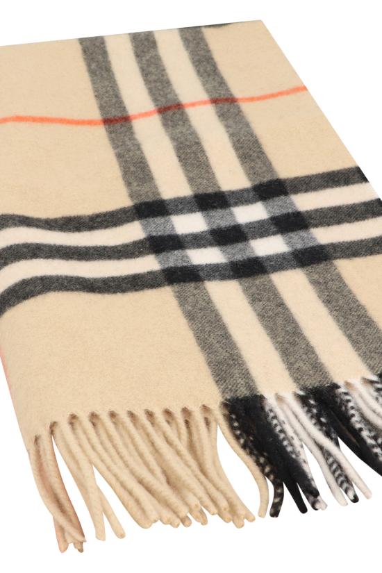 버버리 와이드 체크 캐시미어 스카프 8085931 BEIGE - BURBERRY