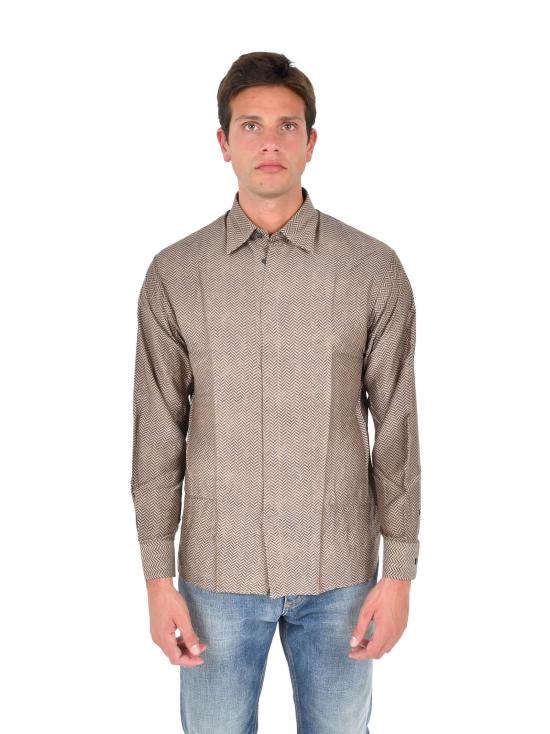  엠포리오 아르마니 셔츠 EM004178AF21288 BEIGE - EMPORIO ARMANI