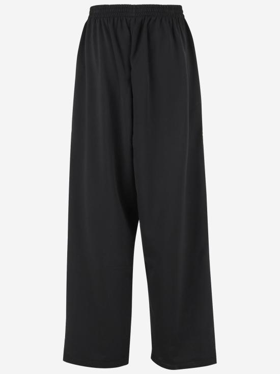  발렌시아가 웨이브 로고 트랙 팬츠 818517 BLACK - BALENCIAGA