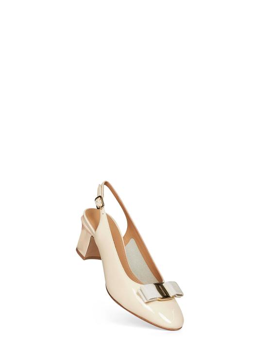 26SS 살바토레 페라가모 힐/펌프스 01L130VETTY55790740 WHITE - SALVATORE FERRAGAMO