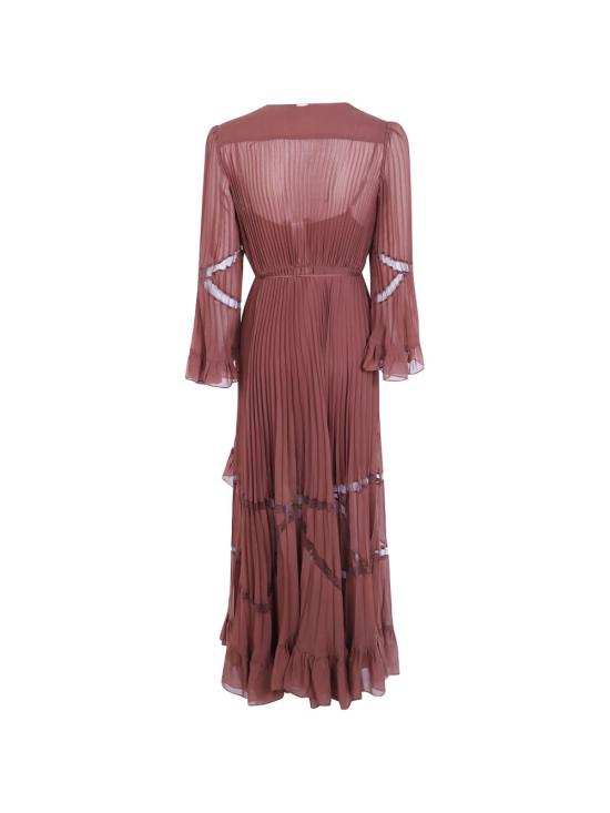 26FW 트윈셋 미디 원피스 262TP2690 S2212106501 Cherry wood - TWINSET