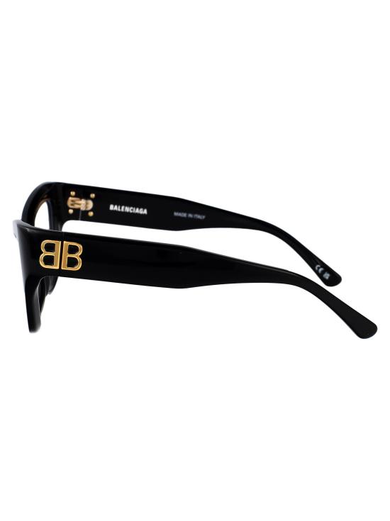  발렌시아가 캣아이 아세테이트 뿔테 안경 BB0362O BLACK - BALENCIAGA
