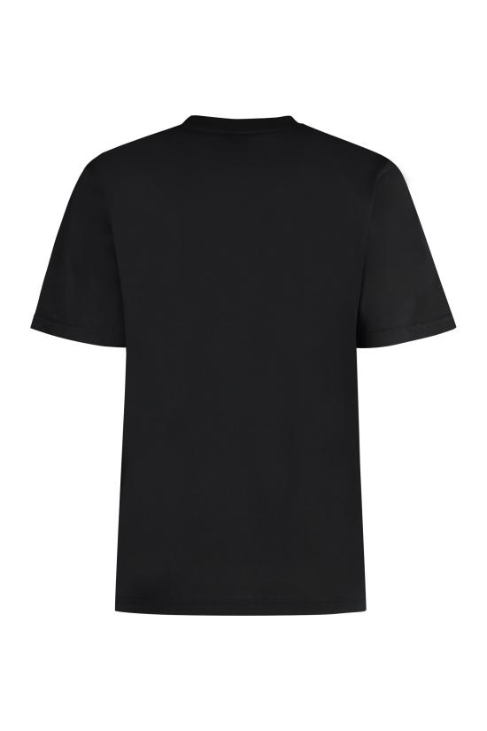  버버리 로고 코튼 티셔츠 8080324 BLACK - BURBERRY