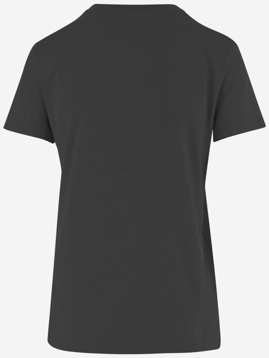 26SS 막스마라 파파이아 자수 로고 크루넥 반팔 티셔츠 PAPAIA GRAY