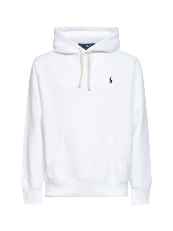 26FW 폴로 랄프로렌 포니로고 자수 후드 티셔츠 710766778 009 WHITE