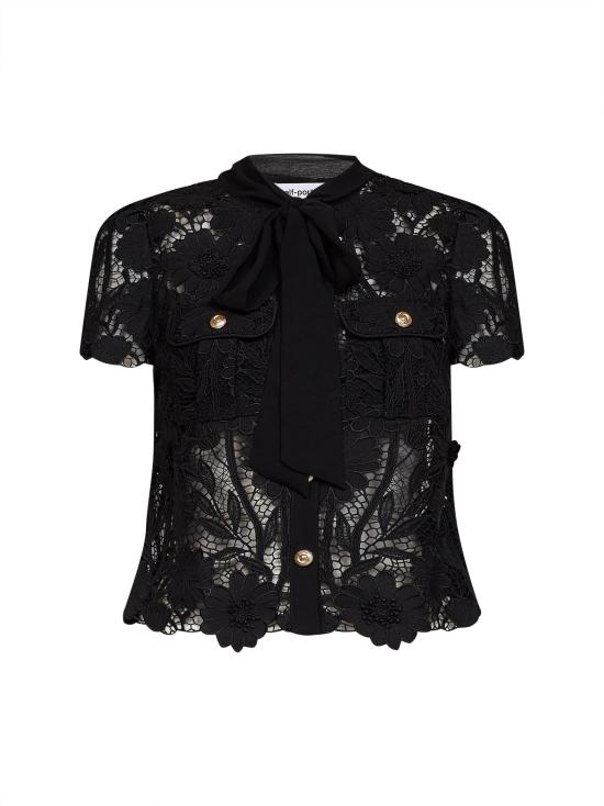 26FW 셀프 포트레이트 블라우스 111T BLACK