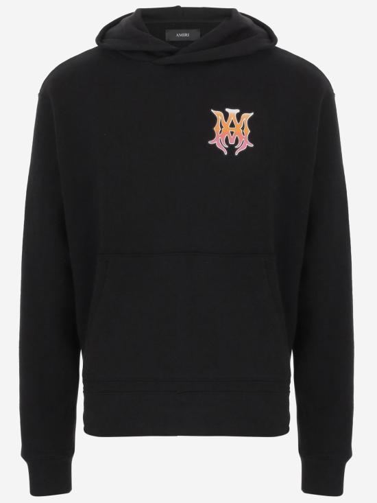 26FW 아미리 후드 티셔츠 AMTOJR BLACK