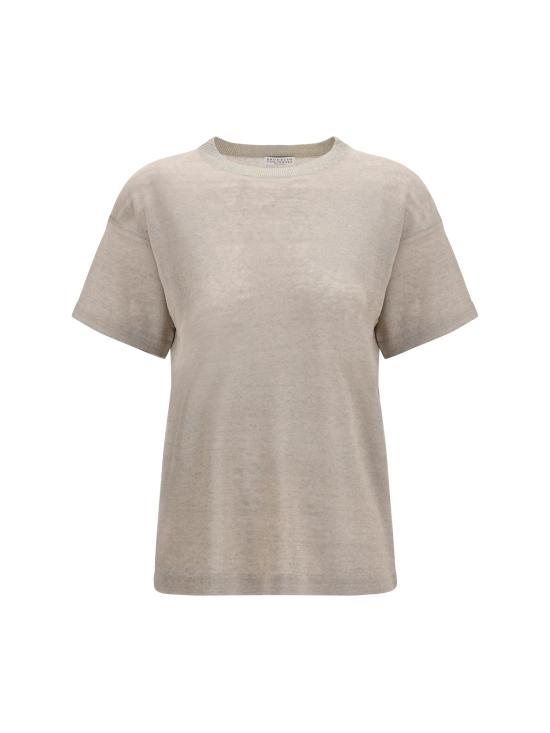 26SS 브루넬로 쿠치넬리 폴로 티셔츠 M1T272400 BEIGE - BRUNELLO CUCINELLI