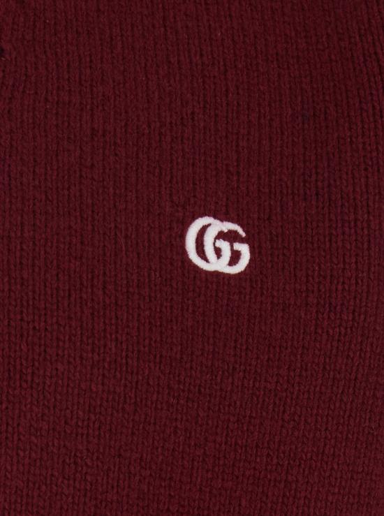 26SS 구찌 가디건 815009 BURGUNDY - GUCCI