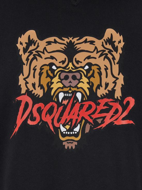  디스퀘어드2 후드 티셔츠 S74GU0814 BLACK - DSQUARED2