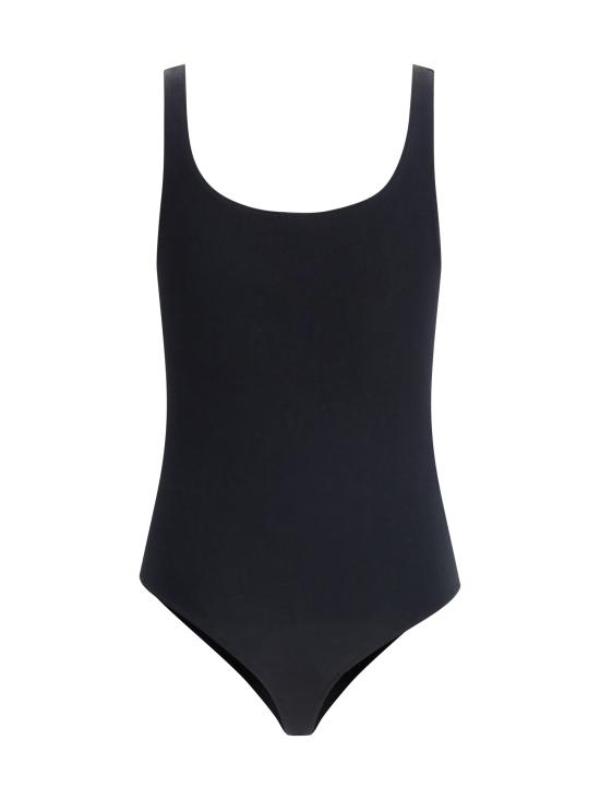 26SS 월포드 바디수트 티셔츠 75086 BLACK - WOLFORD
