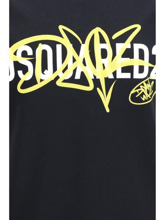 26FW 디스퀘어드2 탑 S74GD1580D20106 BLACK - DSQUARED2