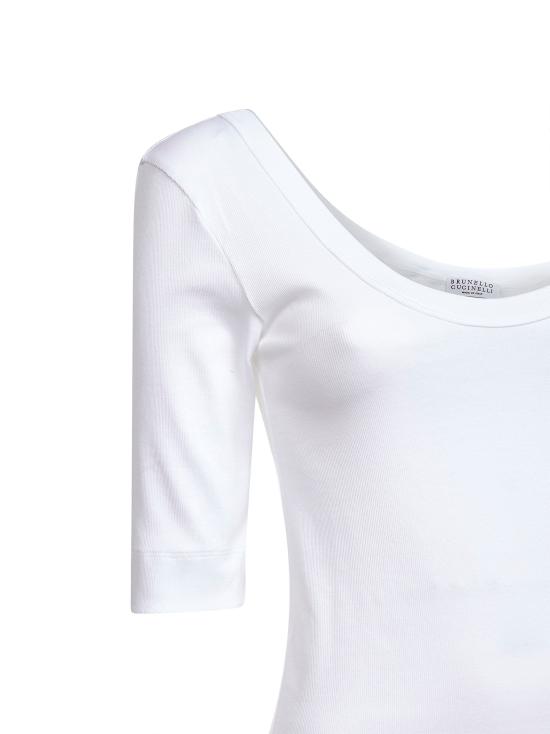 26FW 브루넬로 쿠치넬리 폴로 티셔츠 M0TC8FX220 C159 WHITE - BRUNELLO CUCINELLI