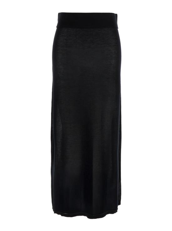 25FW 토템 스커트 253WRB0304YA0079 BLACK