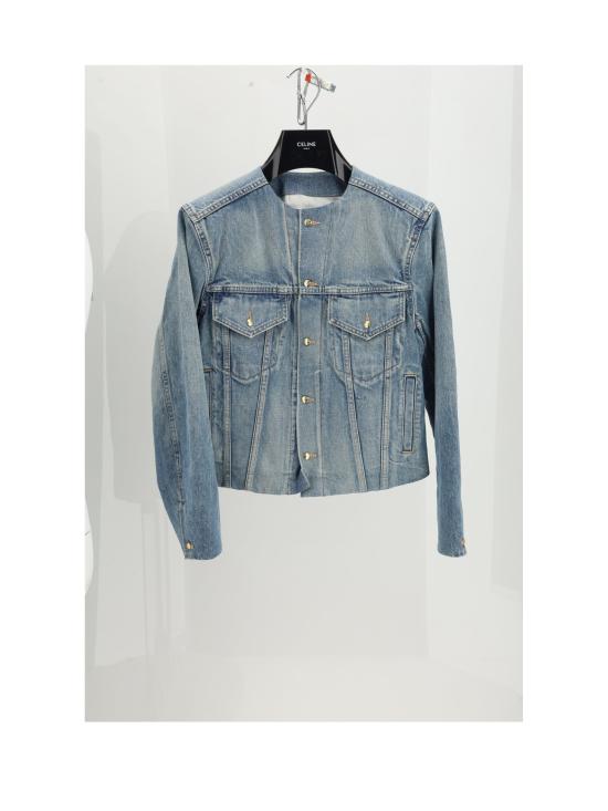 26SS 셀린느 데님 재킷 RV0ZV789D BLUE - CELINE