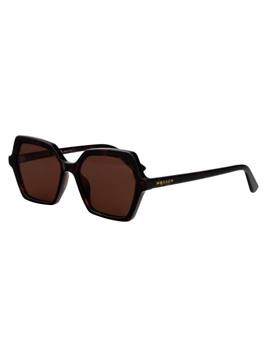 25FW 알렉산더 맥퀸 선글라스 AM0537S BROWN - ALEXANDER MCQUEEN