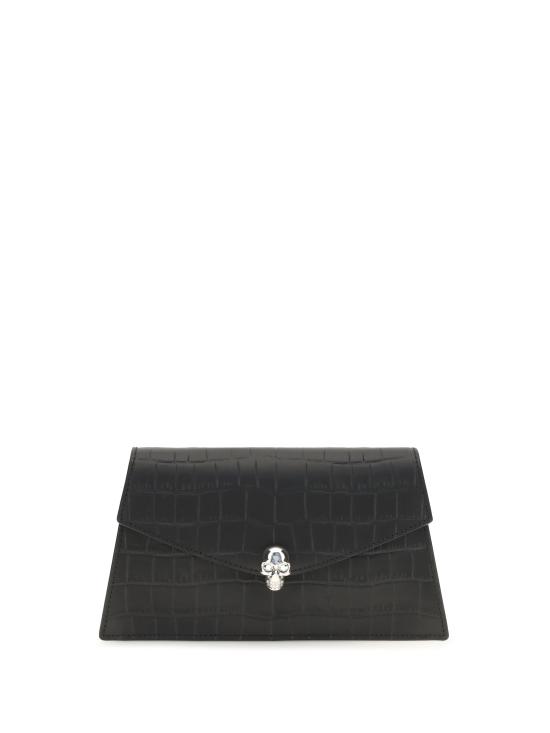 26FW 알렉산더 맥퀸 클러치/파우치 8746981HBT2 BLACK - ALEXANDER MCQUEEN
