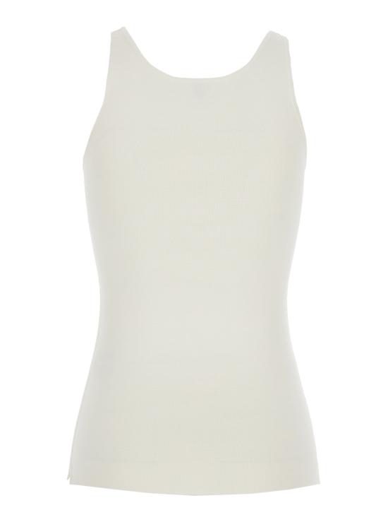 25FW 토템 민소매 티셔츠 252WRT0504YA0187 WHITE - TOTEME