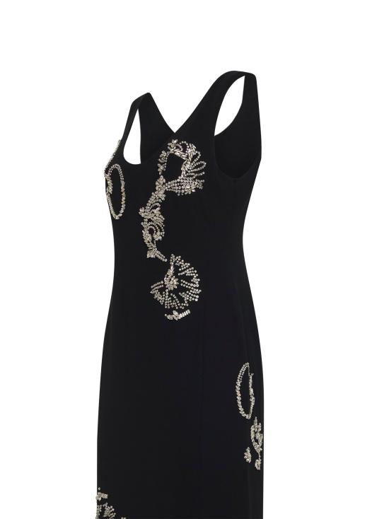 26SS 드리스 반 노튼 원피스 0110643210900 BLACK - DRIES VAN NOTEN