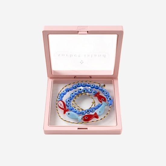26SS 소르베 목걸이/팬던트 FISHGLASSBEAD BLUE