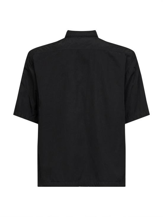 26SS 씨피 컴퍼니 크롬-R 숏슬리브 렌즈 오버셔츠 MOS009A005904G999 BLACK - C.P. COMPANY