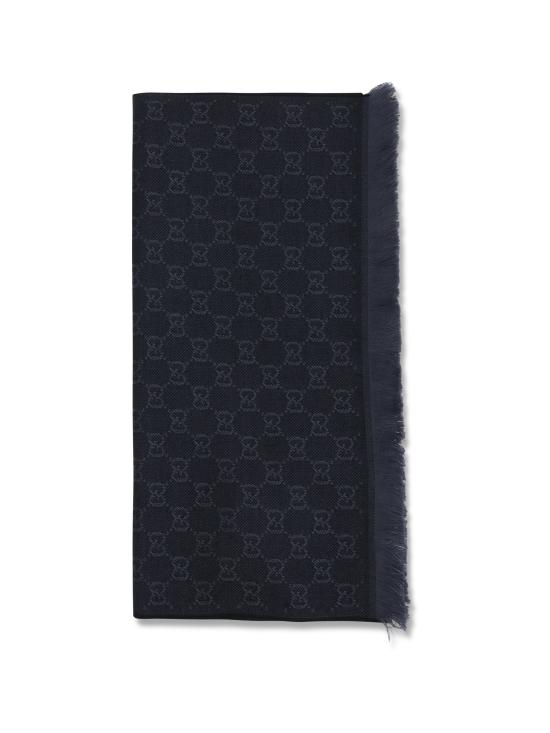 26FW 구찌 GG 울 스카프 8485073G200 BLACK