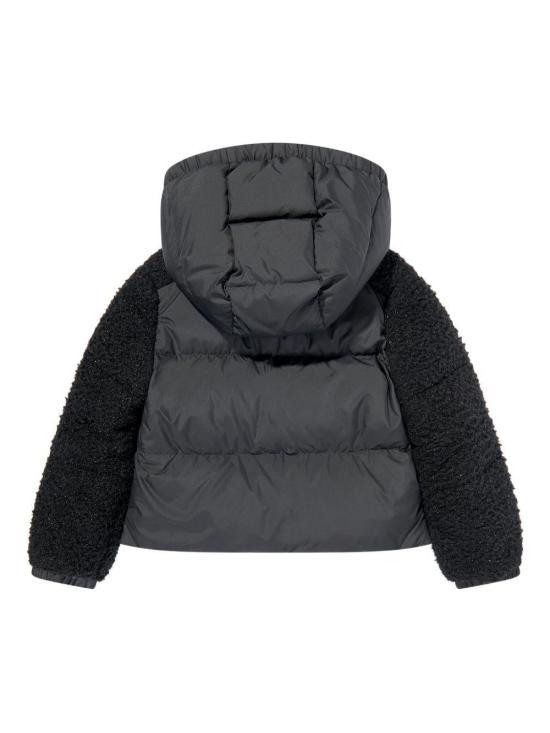  몽클레어 메탈릭 테디 후드 다운 자켓 K29541A0009389B68 BLACK - MONCLER