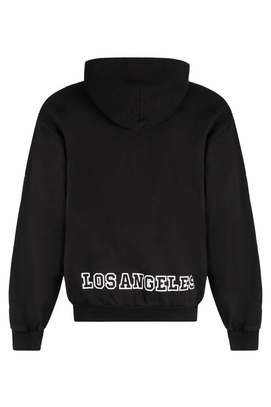  로컬 어쏘리티 후드 티셔츠 O23LSN11 BLACK - LOCAL AUTHORITY
