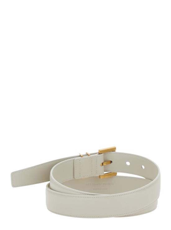 26SS 생로랑 벨트 634437 WHITE - SAINT LAURENT