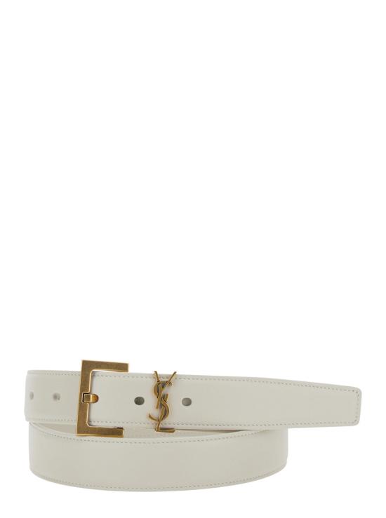 26SS 생로랑 벨트 634437 WHITE