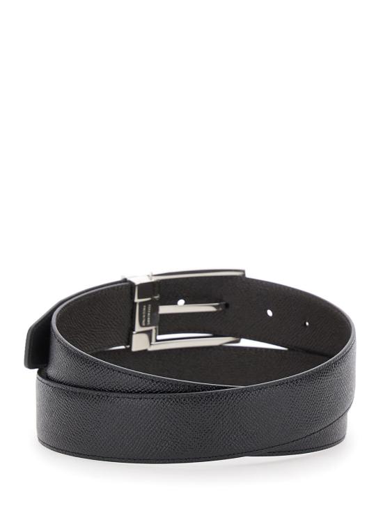 26FW 살바토레 페라가모 리버시블 어드저스터블 간치니 벨트 67A037 BLACK - SALVATORE FERRAGAMO
