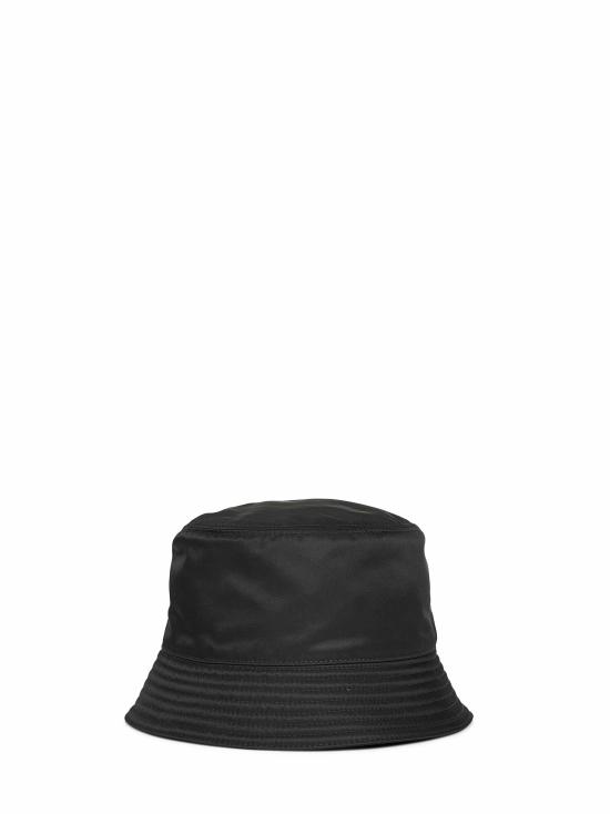 26SS 프라다 리나일론 삼각 로고 버킷 햇 2HC1372HE1F0002 BLACK - PRADA