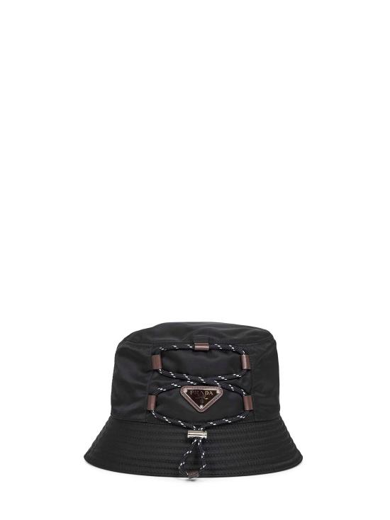 26SS 프라다 리나일론 삼각 로고 버킷 햇 2HC1372HE1F0002 BLACK