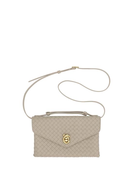 26SS 보테가베네타 노트 락 크로스바디백 817191V08Z0 BEIGE - BOTTEGA VENETA