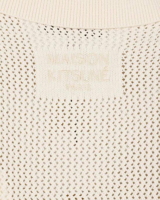 26SS 메종키츠네 니트웨어 QM00505KT1197 BEIGE - MAISON KITSUNE