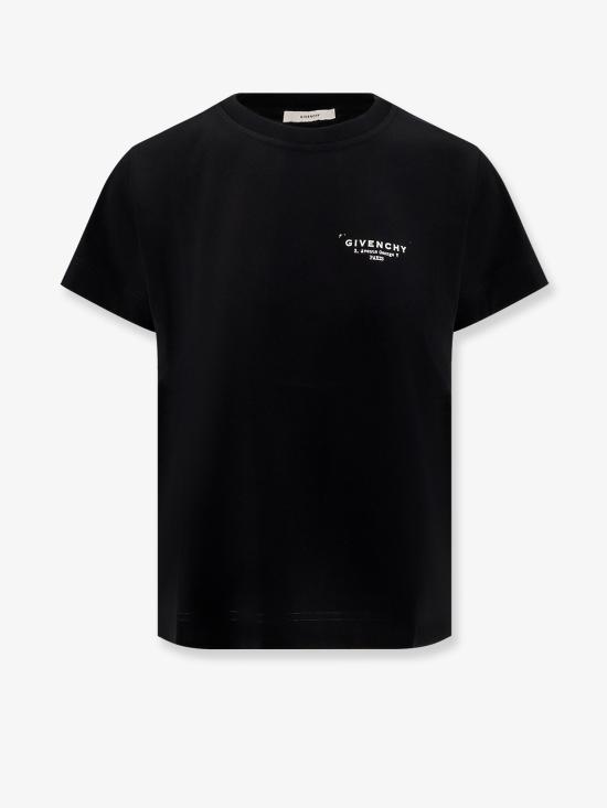 25FW 지방시 폴로 티셔츠 BW70FJP75N BLACK