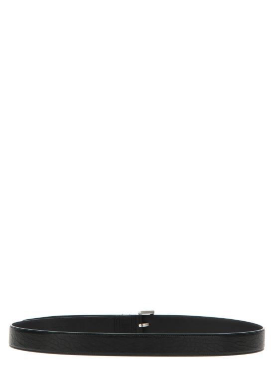 25FW 생로랑 벨트 카산드르  블랙 - SAINT LAURENT