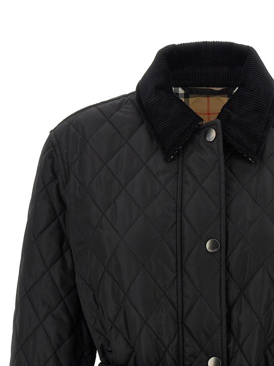 26FW 버버리 패딩 칠턴  재킷 블랙 - BURBERRY