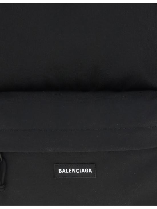 26SS 발렌시아가 로고 패치 익스플로러 백팩 5032212VZ37 BLACK - BALENCIAGA