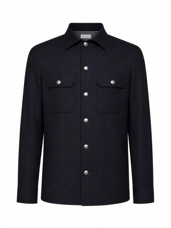 26FW 브루넬로 쿠치넬리 셔츠 MY6660721 C160 NAVY
