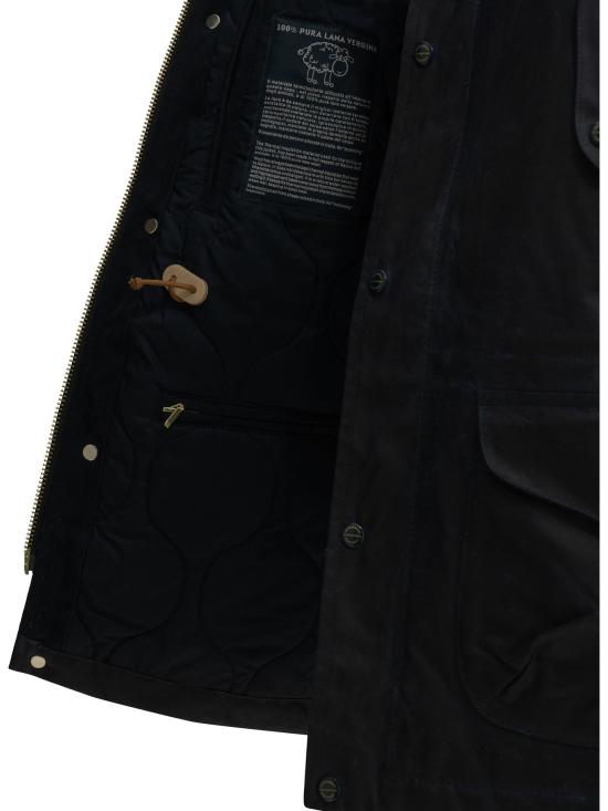 26FW 마니팟투라 체카렐리 자켓 새로운 피셔맨 재킷과 코트 (파란색) - MANIFATTURA CECCARELLI