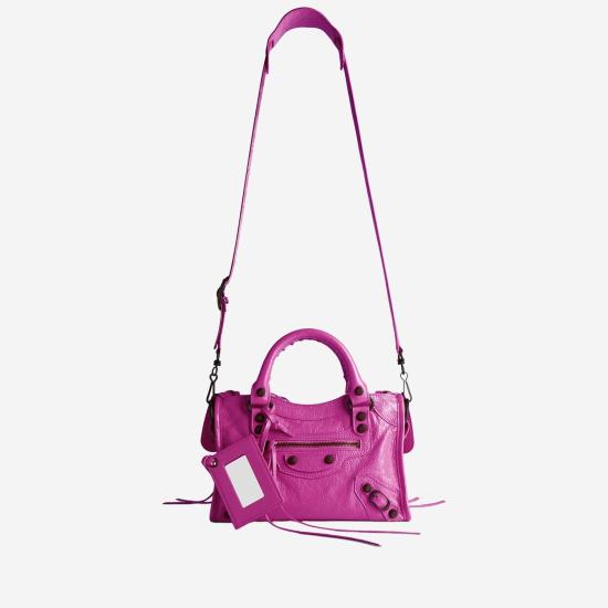 26SS 발렌시아가 르 시티 백 미니 865763 PURPLE - BALENCIAGA