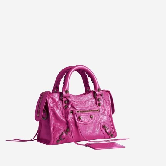 26SS 발렌시아가 르 시티 백 미니 865763 PURPLE - BALENCIAGA