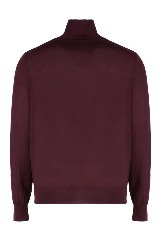 25FW 생로랑 스웨터 821739 BURGUNDY - SAINT LAURENT