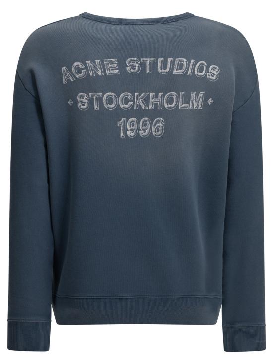 26FW 아크네 스튜디오 긴팔 티셔츠 파란색 스웨트셔츠 - ACNE STUDIOS