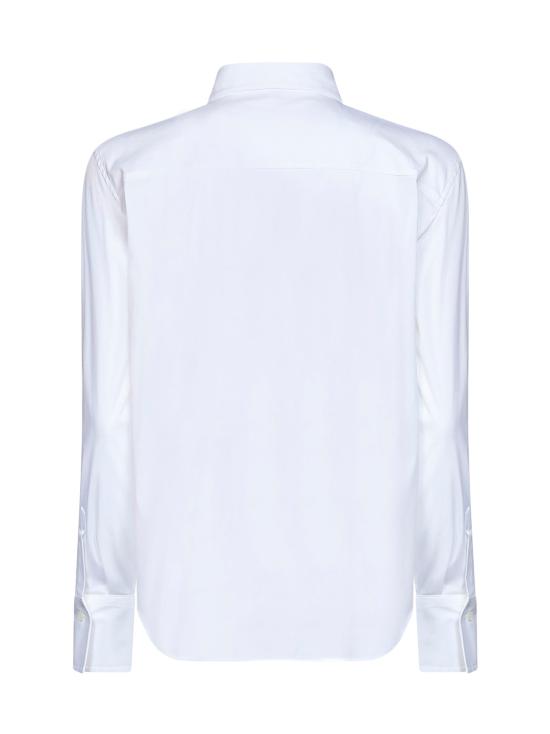 26FW 브루넬로 쿠치넬리 스트레치 코튼 포플린 샤이니 트림 셔츠 M0091MA626 C159 WHITE - BRUNELLO CUCINELLI