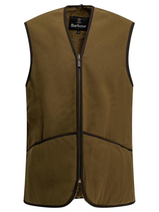 26FW 바버 베스트 따뜻한 파일 재킷과 코트 (갈색) - BARBOUR