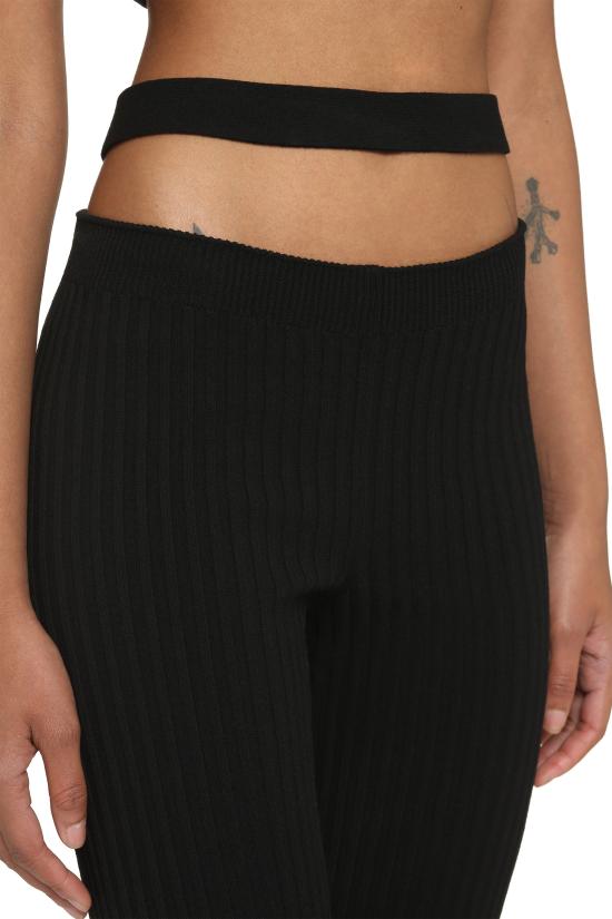  안드레아 아다모 팬츠 ADFW22PA06770473 BLACK - ANDREA ADAMO